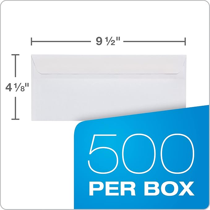 Columbian #10 Double-Window Self-Seal Security Envelopes, - Image 6