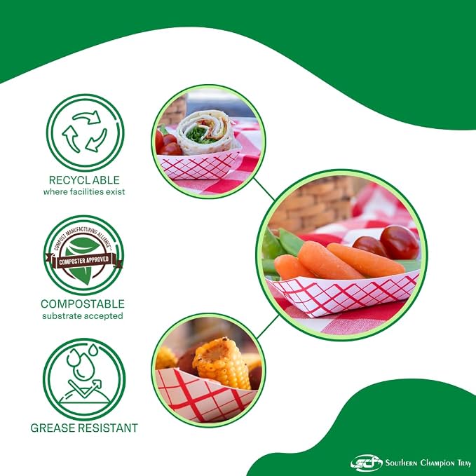 Southern Champion Tray 0421 #250 Southland Paperboard Food Tray, 2-1/2 lb - Image 5