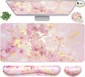 4-in-1 Large Gaming Mouse Pad, Keyboard Wrist Rest Pad & Wrist Support Mousepad by WBWEIRDBEAST