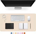 CADONO Leather Desk Pad Protector, Easy Clean, 23.6" x 13.7" by CADONO