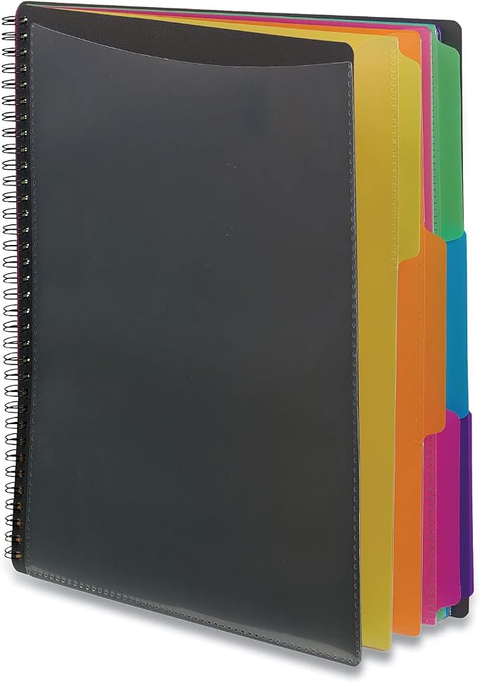 Smead 12 Pocket Poly Project Organizer, Letter Size, 1/3-Cut Tab - Image 3