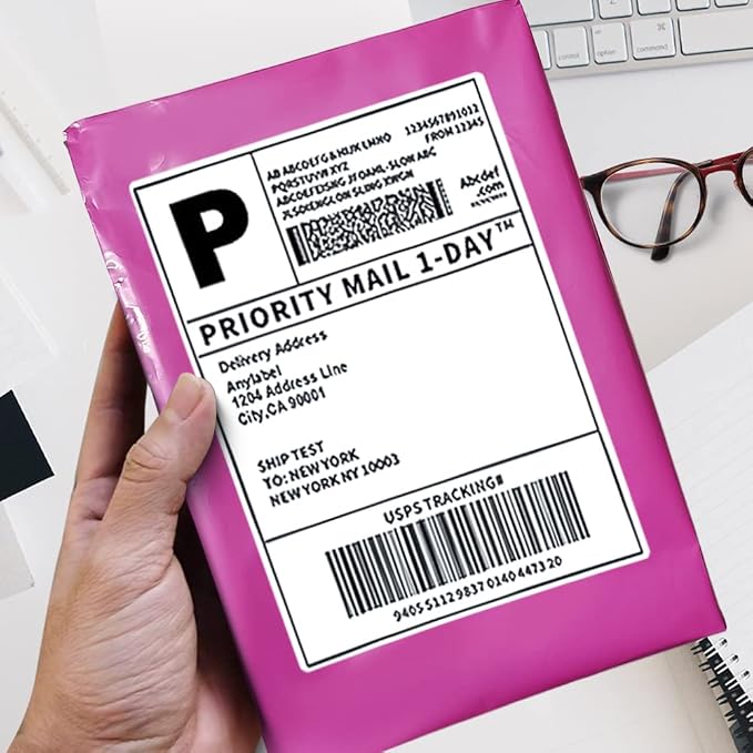POLYSELLS 100 pcs 6x9 Inches Pink Poly Mailers Shipping Envelopes, Strong - Image 7