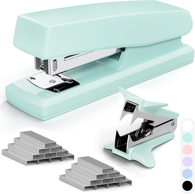 Green Office Stapler, 25 Sheet Capacity by Unknown