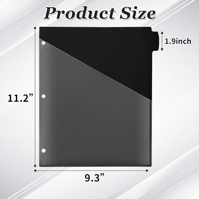 Epakh 12 Pcs Binder Dividers for 3 Rings Binders Index Dividers - Image 2