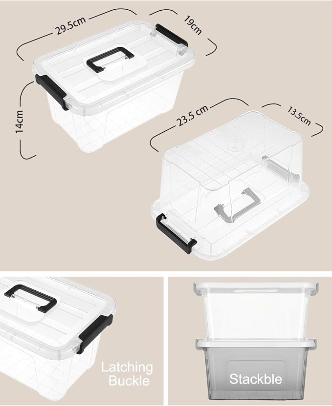 NUMIFUN Plastic Storage Bins - Image 2