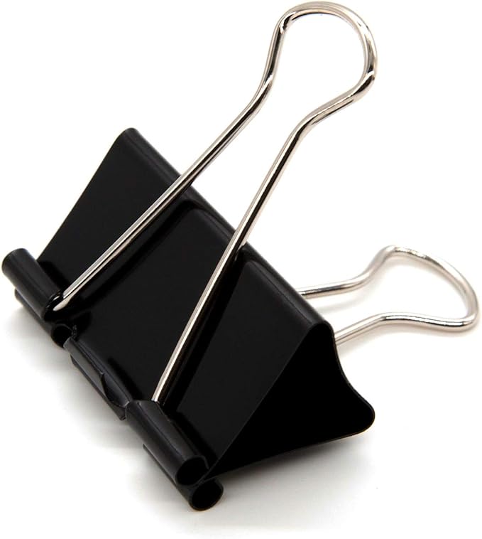 DSTELIN Large Binder Clips 1.6-Inch, Big Paper Clamps Clips by DSTELIN