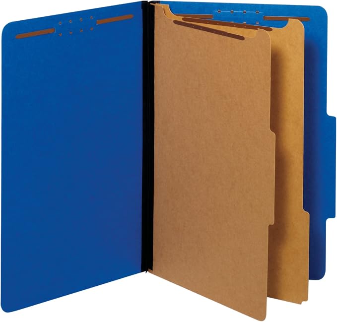 Pendaflex Recycled Classification File Folders, 2 Dividers, 2/5 Tab Cut - Image 2
