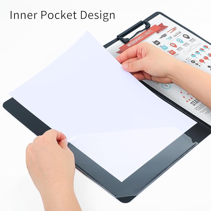 10 Pack A4 Foldable Clipboards - Image 6