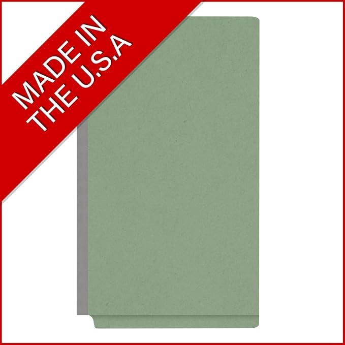 Ecom Folders End Tab Pressboard Classification Folders | Legal Size 25 Pt Stock - Image 5
