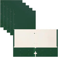 Better Office Products Two Pocket Portfolio Folders, Dark Green, Letter Size by BetterOfficeProducts