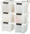 IRIS USA 19 Qt Stackable Plastic Storage Bins by IRISUSA
