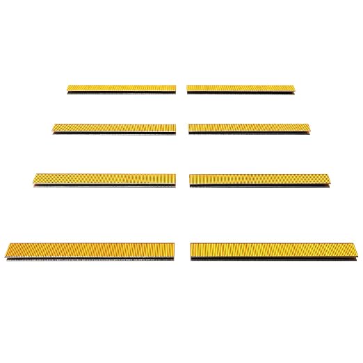 18 Gauge 1/4" Narrow Crown Staples 1/2" Leg Galvanized 800 Pack by SimCos