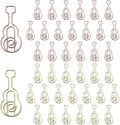 OWLFAVO 40pcs Guitar Shape Paper Clips by OWLFAVO