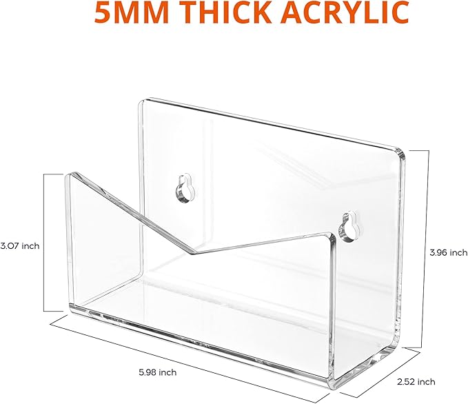 Richboom Acrylic Mail Holder, Envelope Holder - Image 2