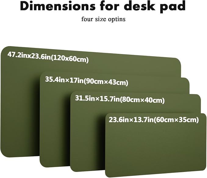 YSAGi Double-Sided Desk Mat, Eco Cork Desk Protector, Large Mouse Pad, - Image 6