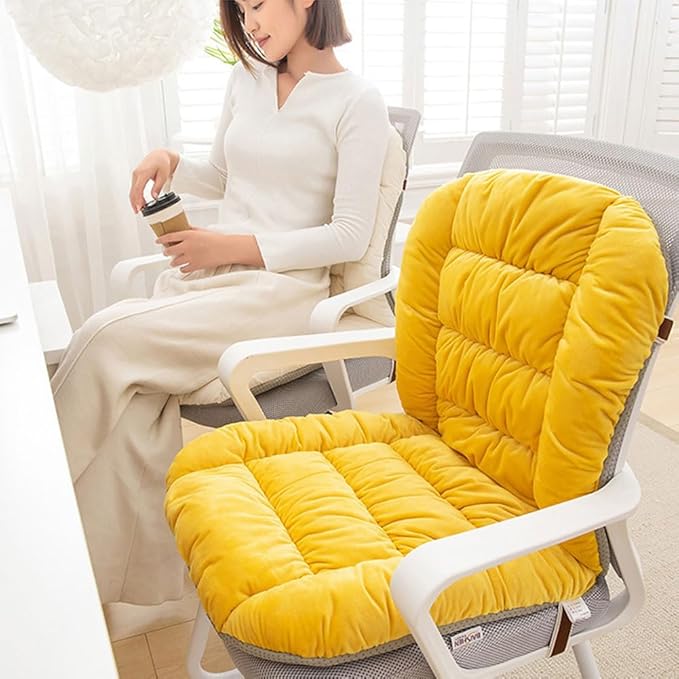 Desk Chair Cushion with Removable Cover, Soft Seat with Back Support - Image 6