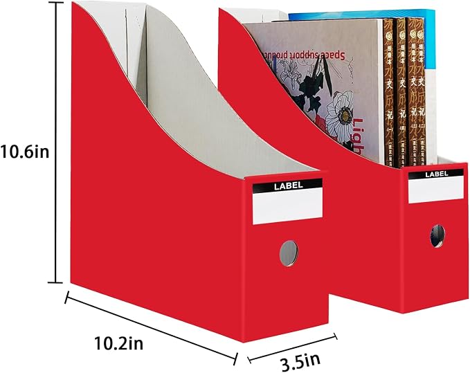 Limitliho 6 Pack Cardboard Magazine Holder - Image 6