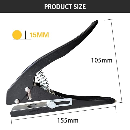 Single Hole Punch, Heavy Duty Single Hole Punch Hole Punches Portable Hand Held - Image 4