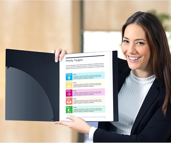 Dunwell Presentation Binder 24-Pocket, Displays 48 Pages, 8.5x11 Portfolio - Image 9