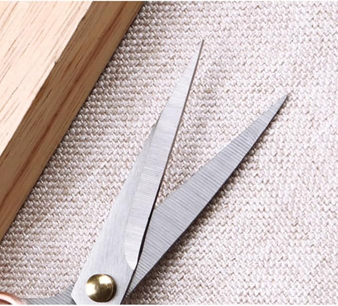 5" All Stainless Steel Office Scissors, Ultra Sharp Blade Shears, Sturdy Sharp - Image 3