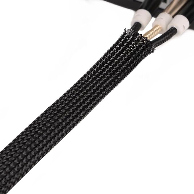 25ft PET Expandable Braided Cable Sleeve 1.2 inch Pet Braided Cable Sleeve - Image 8