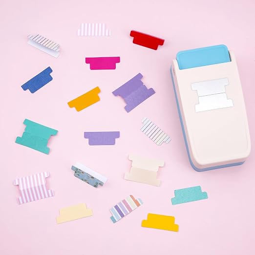 Tab Punch DIY Index Tabs Puncher Tag Punch Loose Leaf Separator Label Punch - Image 4