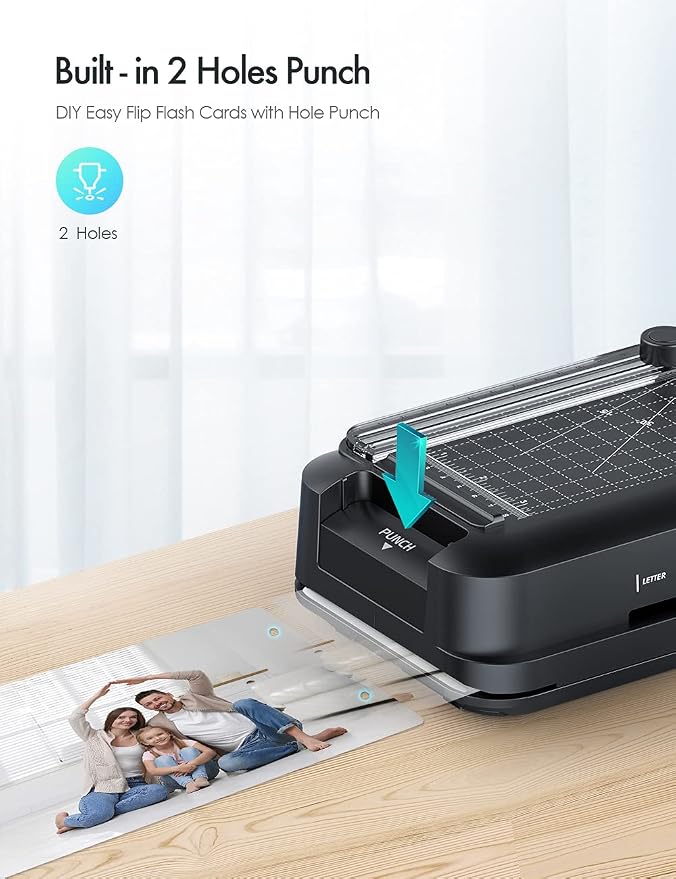 9-Inch Laminator Machine for Teachers & Home – All-in-One Jam-Free Laminator - Image 7