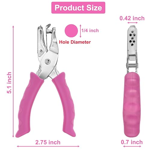 Single Hole Punch 1/4” Paper Hole Puncher - Image 2