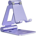 Nulaxy Dual Folding Cell Phone Stand, Fully Adjustable Foldable Desktop Phone by Nulaxy