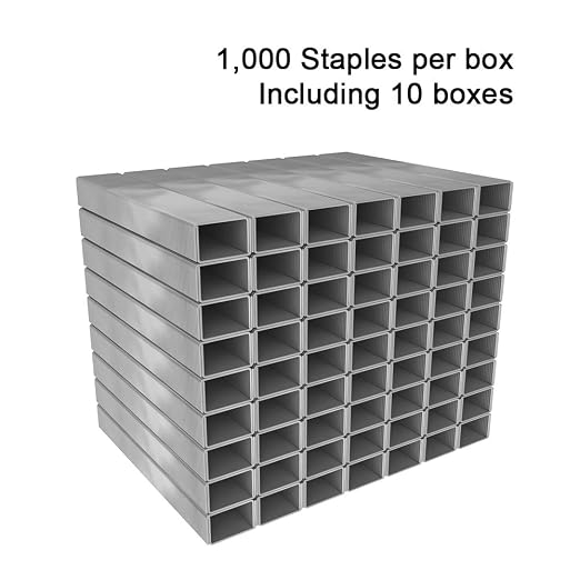 Rayson 23/10 Heavy Duty Staples, Enhanced 3/8" Leg Length, 1/2" Width, 70 - Image 5