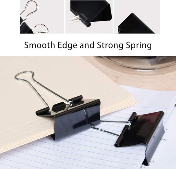 Ufmarine Extra Large Binder Clips 2.4 Inch Length, Jumbo Binder Clips - Image 7
