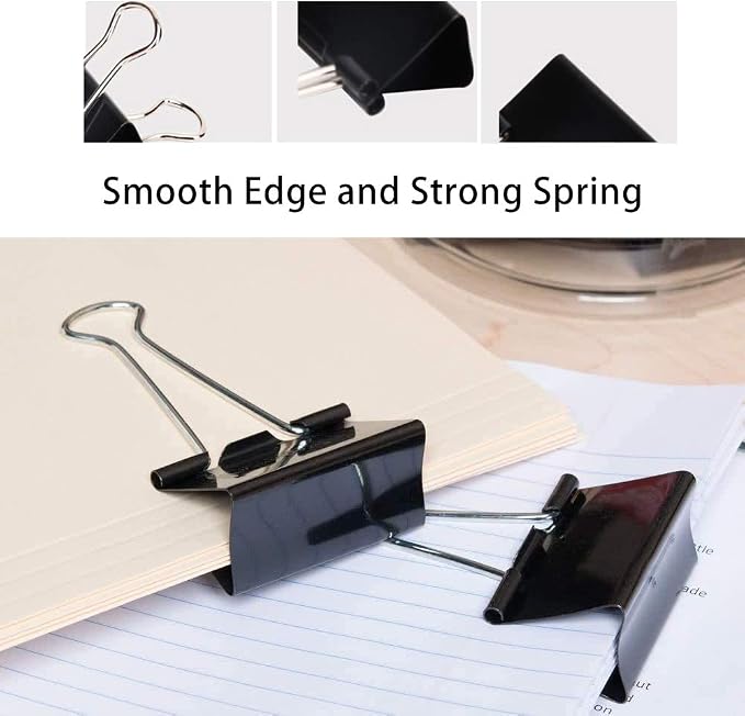 Ufmarine Extra Large Binder Clips 2.4 Inch Length, Jumbo Binder Clips - Image 8