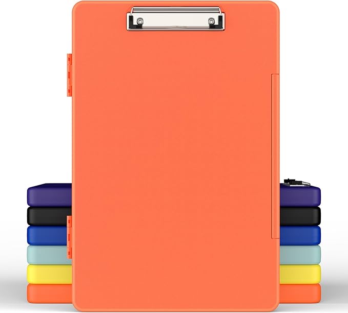 Legal Size Clipboard with Storage, 8.5 x 14 Clip Board, Folio & Side-Opening by Juvealoe