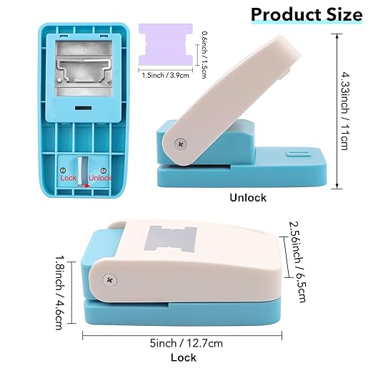 3.9x1.5cm Tab Paper Punch - Image 2