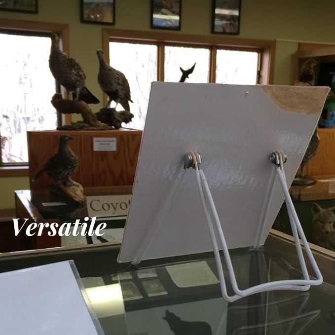 KINGDOM SOLUTIONS MADE IN USA 2-Pack Adjustable White Metal Easels - Image 7