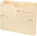 Smead Project File Jacket, Reinforced Straight-Cut Tab, Preprinted Front by SMEAD
