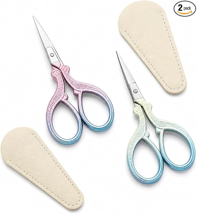 2 Pack Small Embroidery Scissors by Unknown