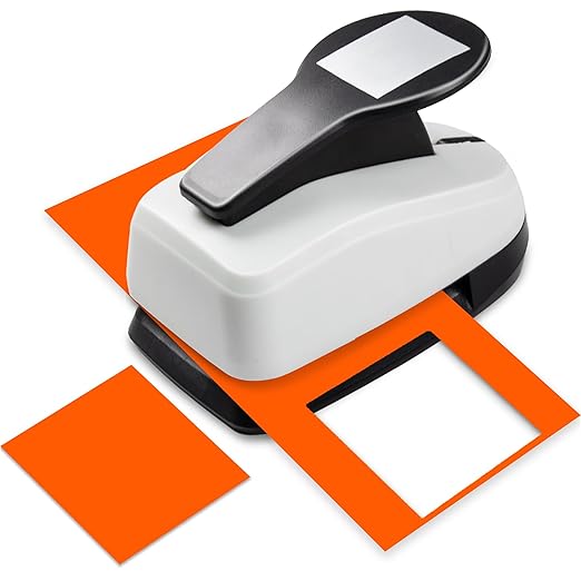 Square Punch 1.9 inch Square Hole Puncher by HKKYOArtsCrafts