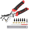 Revolving Punch Plier Kit, Diyife Leather Hole Punch Set by Diyife