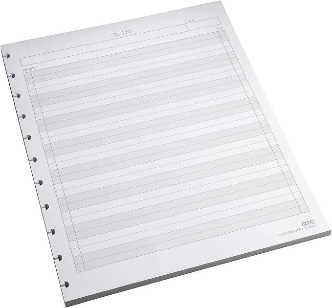 STAPLES Arc System To‑Do Refill Paper, 8.5” x 11”, 50 Sheets by Staples