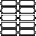 30pcs Metal Label Holder, File Drawer Label Frames Holder, Screw Cabinet by suiwotin