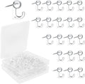 100 Pcs Push Pin Hooks Plastic Heads Pin Tacks Wall Decorative Thumb Tacks Hook by Cositina
