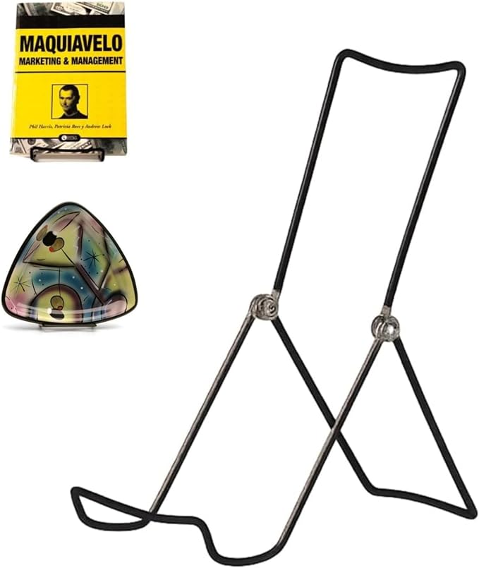KINGDOM SOLUTIONS MADE IN USA 12-Pack Adjustable Black Metal Easels by KINGDOMSOLUTIONS