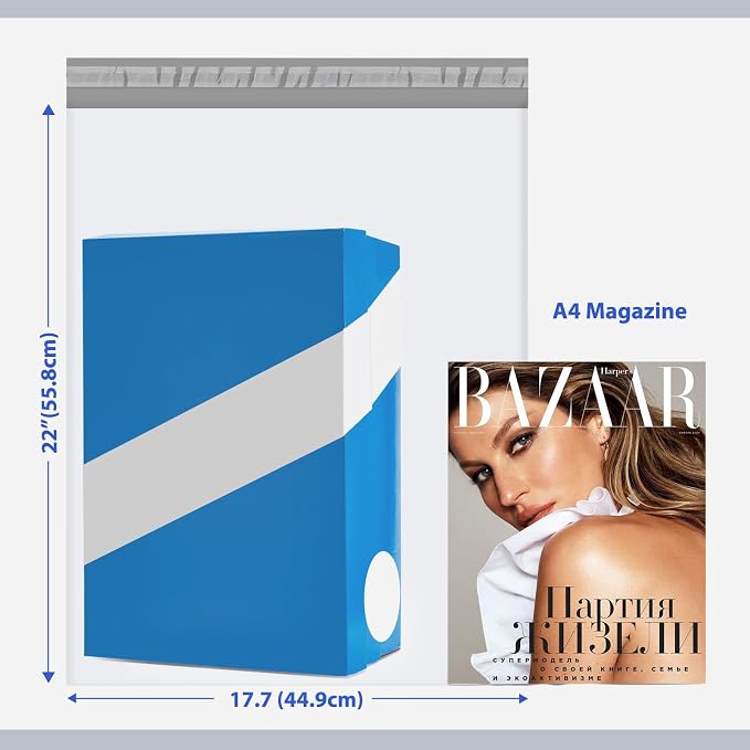 Fuxury Poly Mailers 17.7x22" 25 Pcs, XL Shipping Bags - Image 2