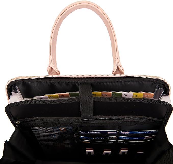 Accordian File Organizer Tote, Folder - Image 6