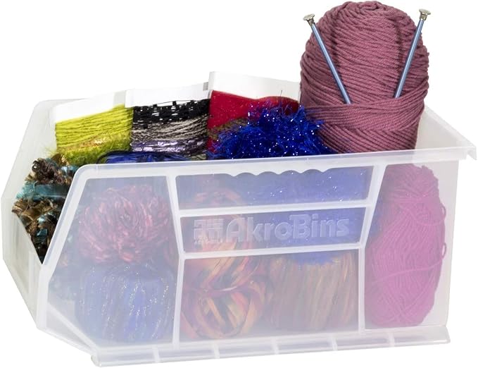 Akro-Mils 30240 AkroBins Plastic Storage Bins, Space-Saving Stackable Bins - Image 9