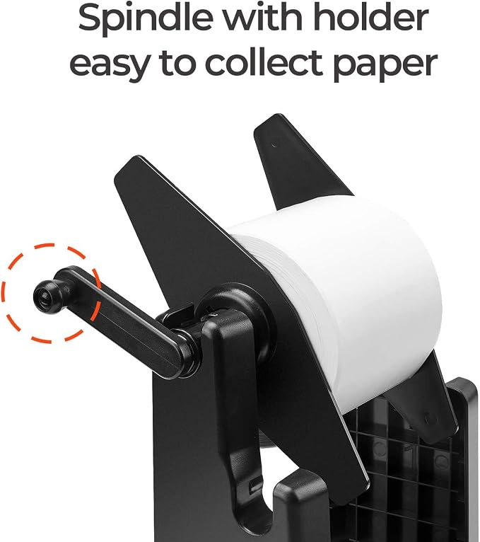 MUNBYN External Rolls Label Holder | 2 in 1 Fan-Fold Stack Paper Holder - Image 5
