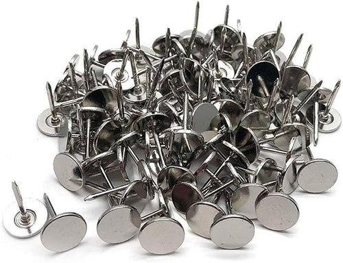 100Pcs Flat Head Upholstery Tacks Home Furniture Decor Tack Upholstery Nails by SSYDIEN