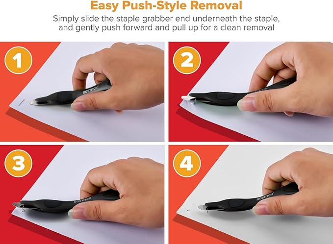 Bostitch Professional Magnetic Easy Staple Remover, Primary Colors, 3 Pack | - Image 3
