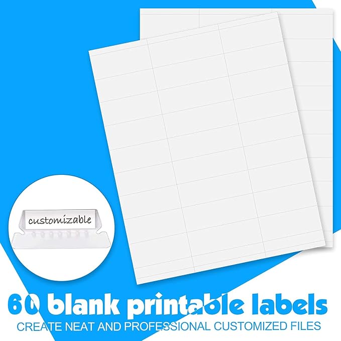 HERKKA Hanging File Folders, 60 Pack Reinforced Letter Size Hanging Folders - Image 5